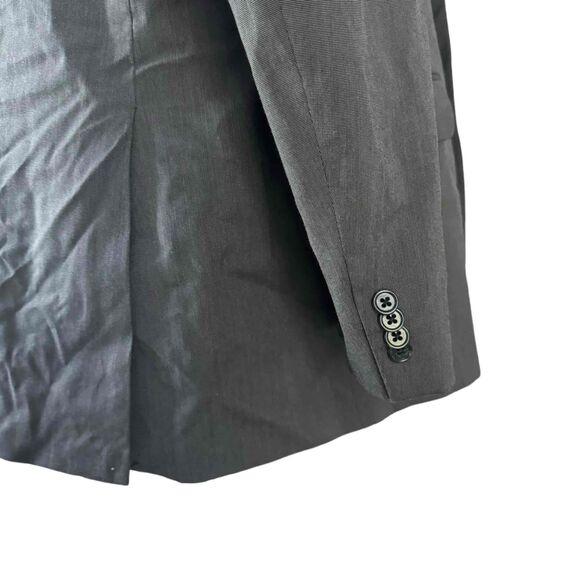 Michael Kors Dark Grey Button Single Breasted Notched Lapel Mens Blazer Size 44L - Picture 8 of 16